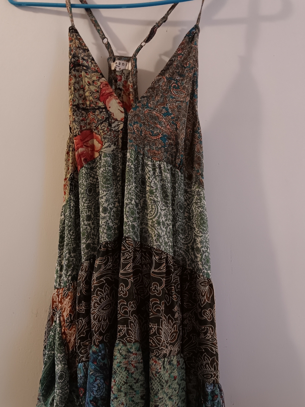 Paani Bohemian Patchwork Mini Dress